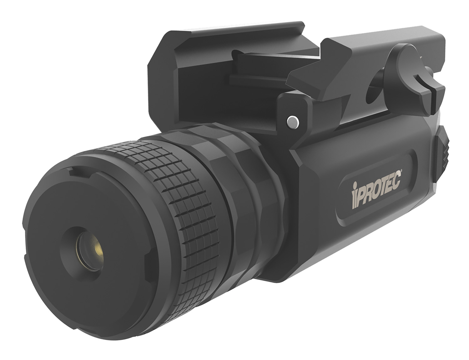 iProtec 6569 RMLSG  2mW Low/5mW High Green Laser with 532nM Wavelength & Black Finish for Rail-Equipped Pistol, Rifle & Shotgun (Except Subcompact Variants)