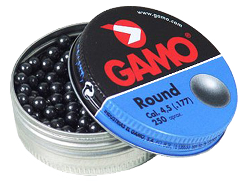 Gamo 632032454 Roundball  .177 BB Lead 250 Per Tin