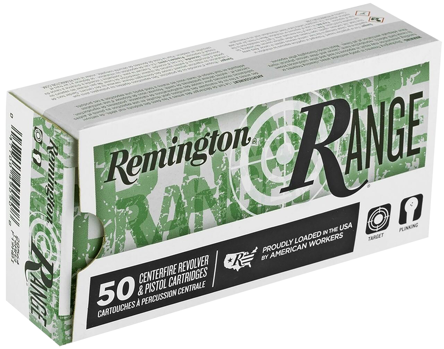 Remington Ammunition T9MM3 Range 9mm Luger 115 gr Full Metal Jacket (FMJ) 50 Bx/ 10 Cs