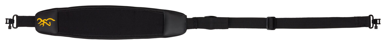 Browning 12201399 Big Game Sling made of Black Neoprene with 25
