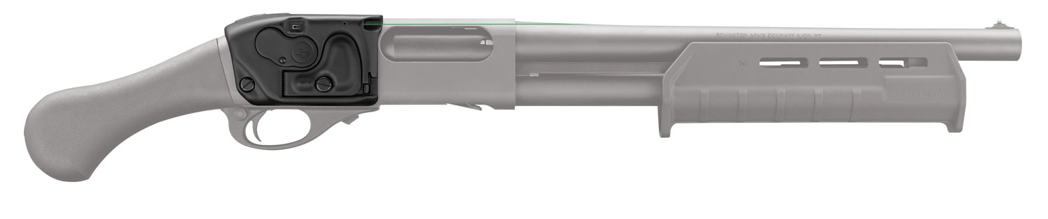 Crimson Trace 0181401 LS-870G Lasersaddle Green Laser Sight  Black Remington 870/TAC-14