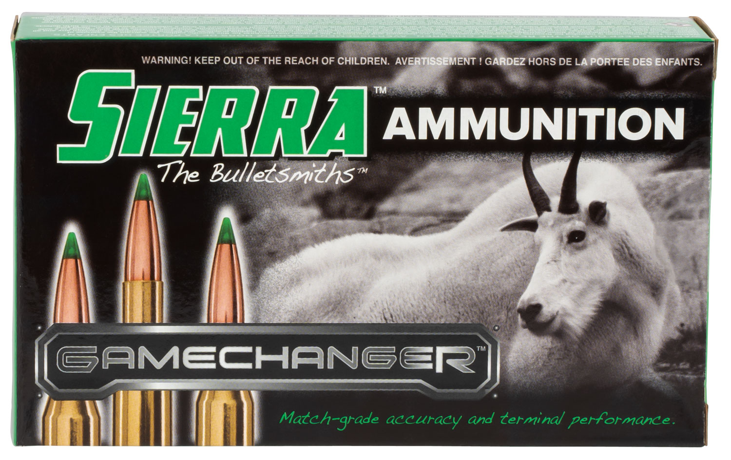 Sierra A455008 GameChanger 7mm Rem Mag 150 Gr 3000 Fps Sierra Tipped GameKing TGK 20 Bx 10 Cs 