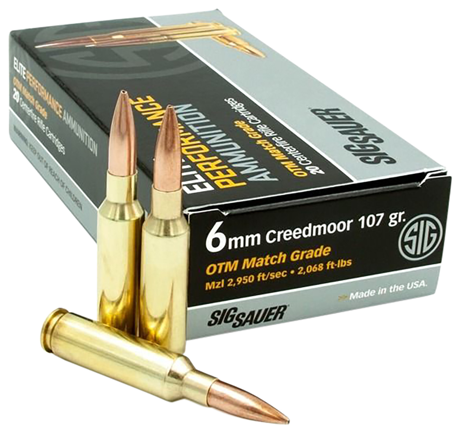 Sig Sauer Elite Match Grade Performance Rifle Ammo