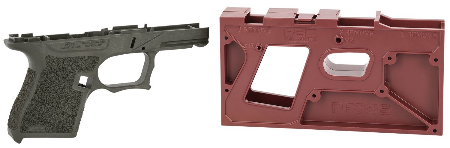 Polymer80 PF9SS-ODG PF9SS 80% Single Stack Pistol Frame Kit OD Green Polymer for Glock 43 Gen4