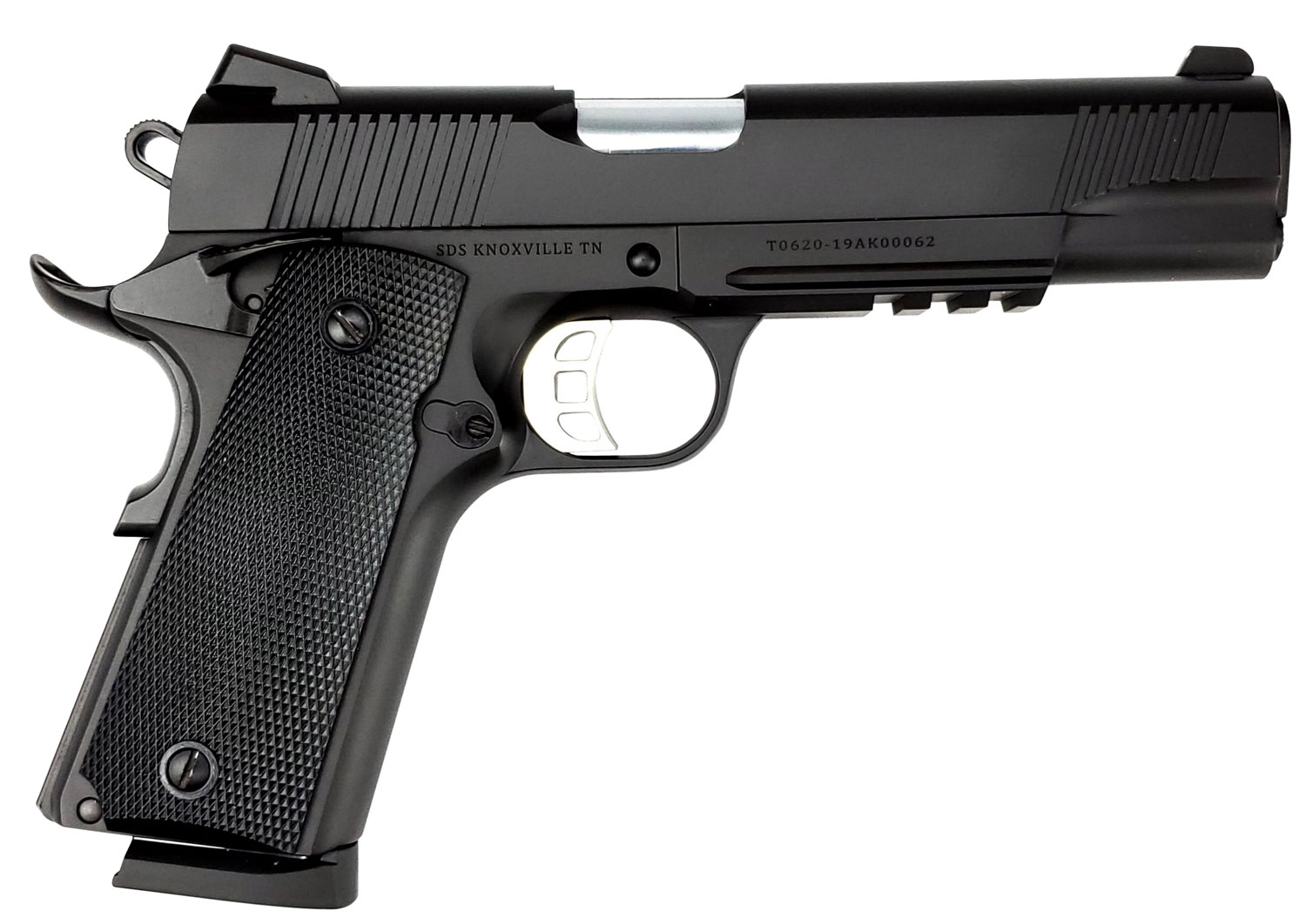Tisas 1911DB45R 1911 Duty 45 ACP Caliber with 5" Barrel, 8+1 Capacity