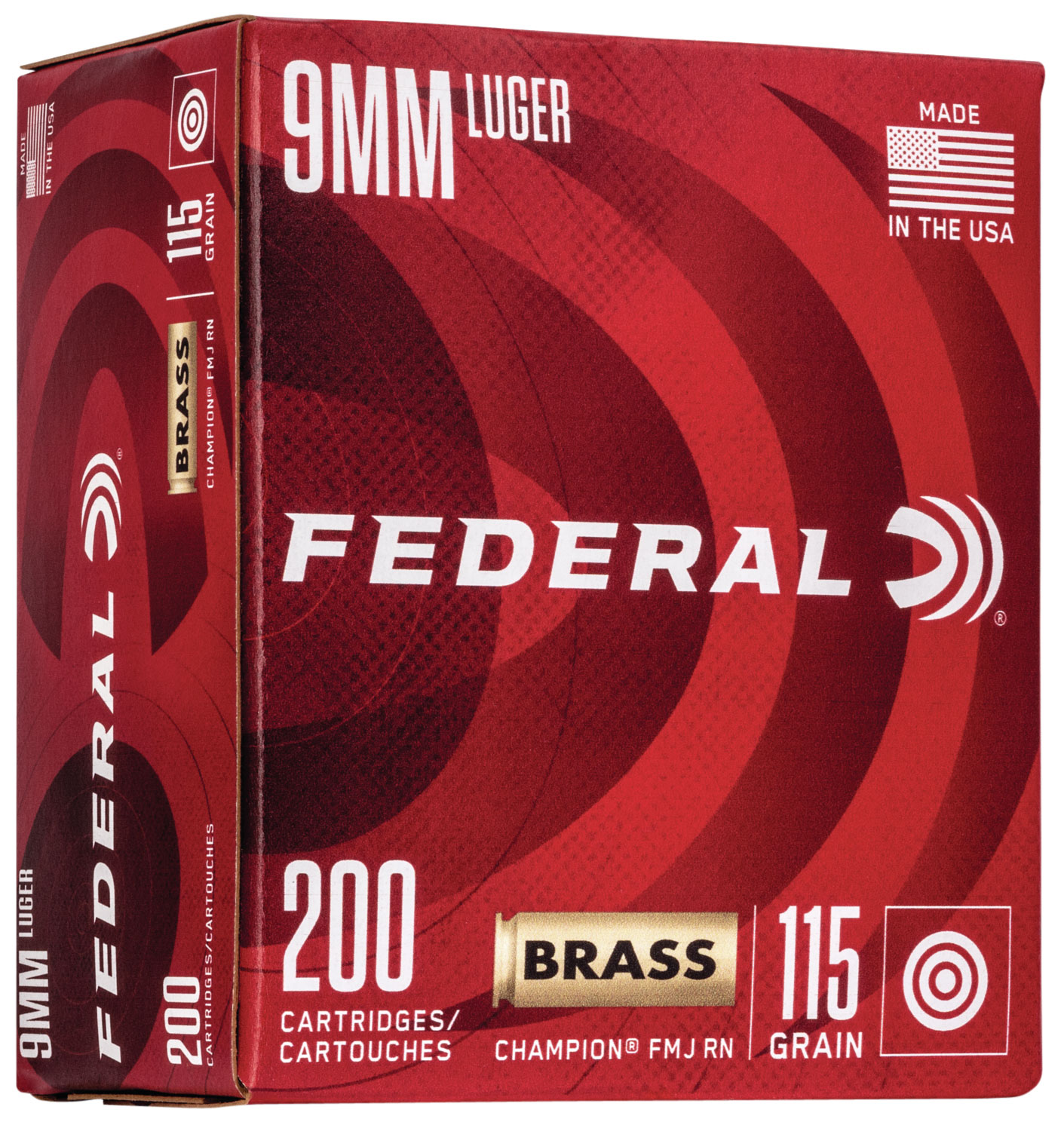 FED WM51992       9MM BRASS  115 FMJ      200/5