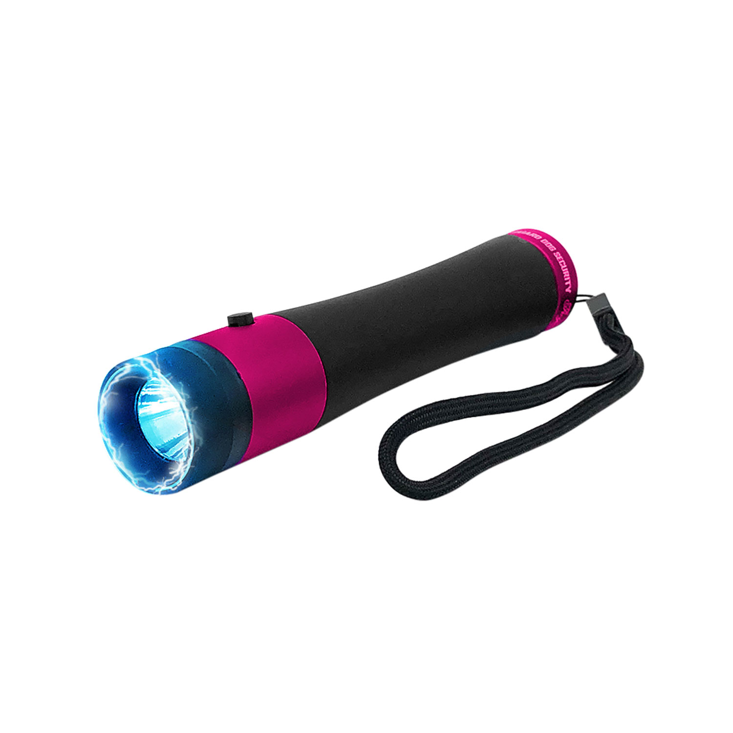 Guard Dog SGDI200HVPR Ivy Stun Gun/Flashlight Black/Pink Aluminum White 200 Lumens Cree LED