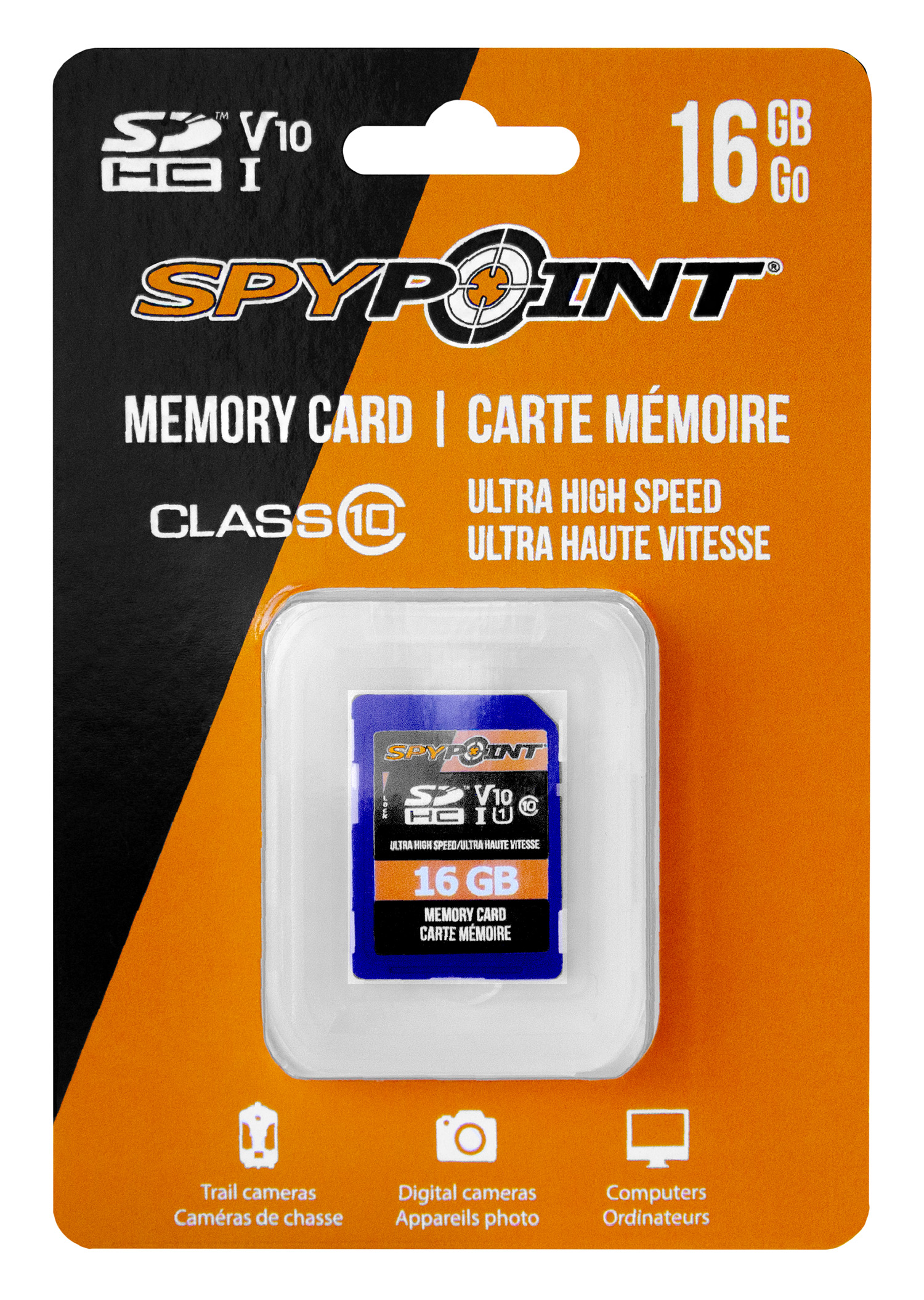 Spypoint 05893 SD Memory Card SDHD UHS-1 16Gb