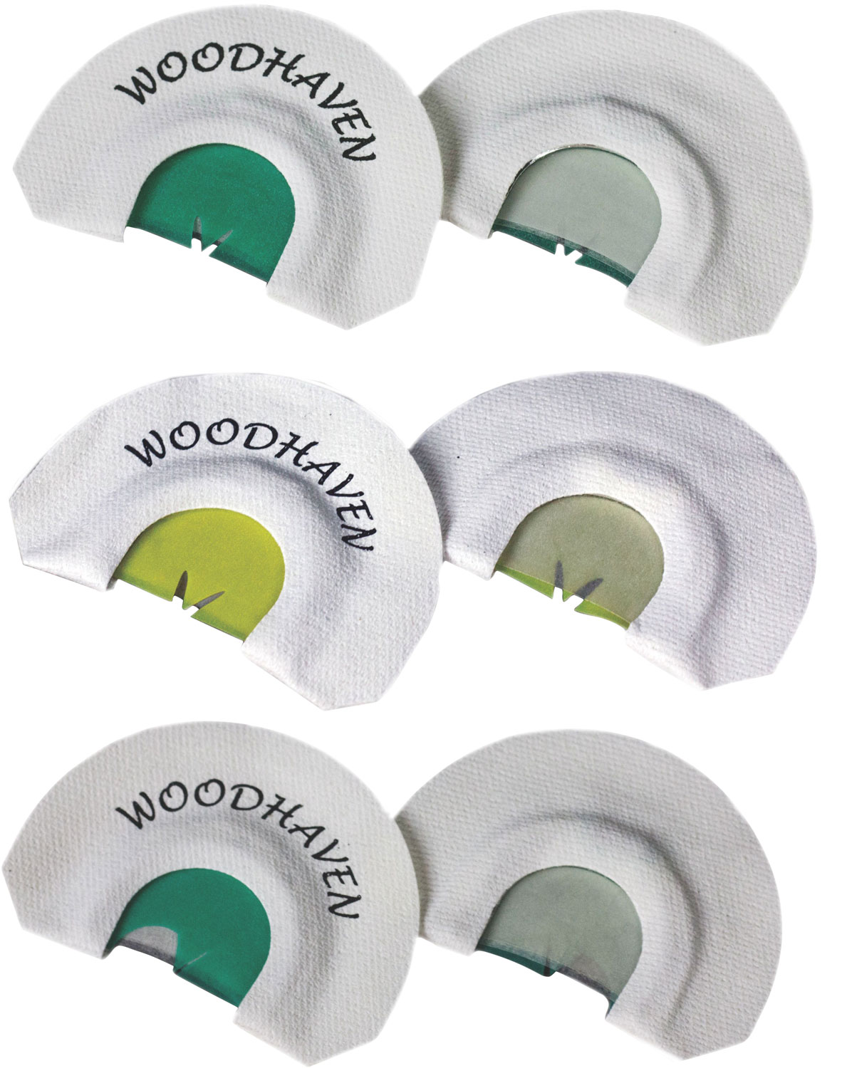 Woodhaven WH016 Top 3 Pro Pack Diaphragm Call Triple Reed Attracts Turkeys White 3 Per Pkg