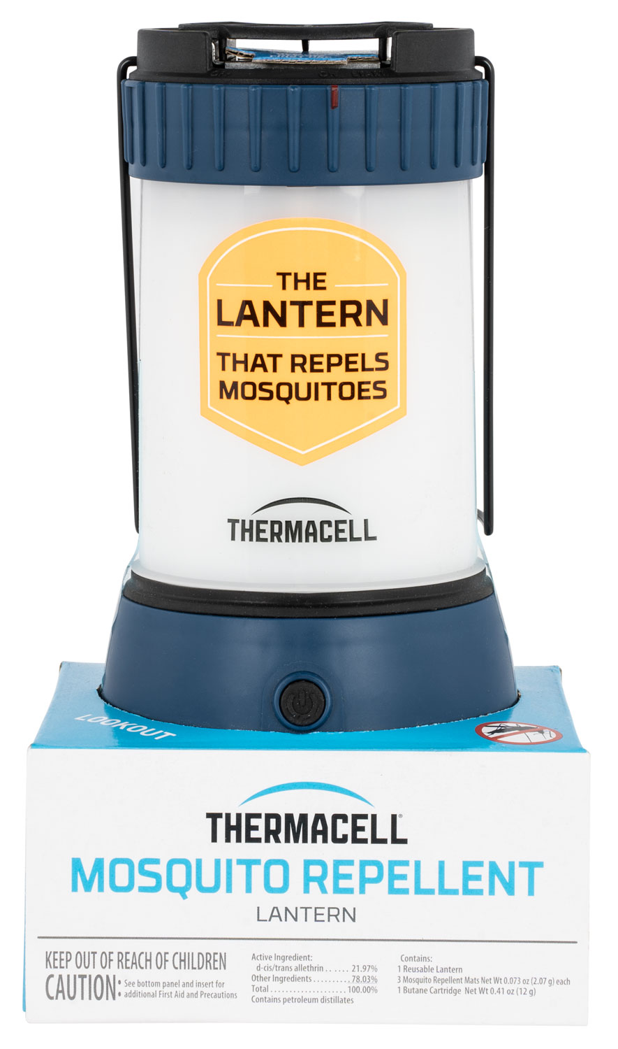 Thermacell MRCLE Scout Lantern Camp Blue Effective 15 ft Odorless Scent Repels Mosquito Effective Up to 12 hrs