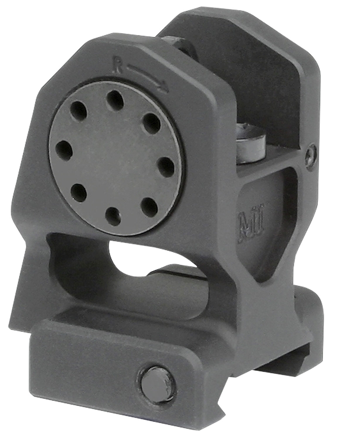 Midwest Industries MICBUIS Combat Rifle Fixed Sight Rear Black for AR-15, M16, M4
