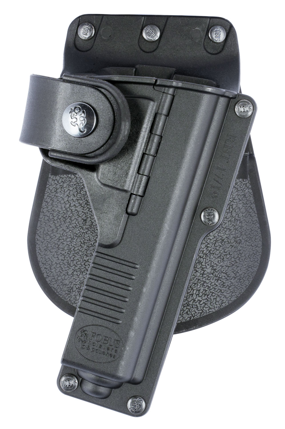 Fobus RBT17 Tactical  Black Polymer Belt fits Glock 17,22,31 w/Tactical Light or Laser Right Hand