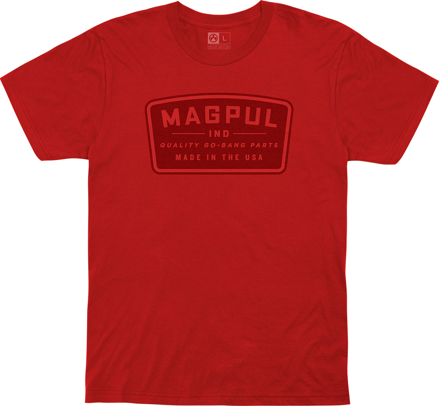 Magpul MAG1111-610-3X Go Bang Parts  Red Cotton Short Sleeve 3XL