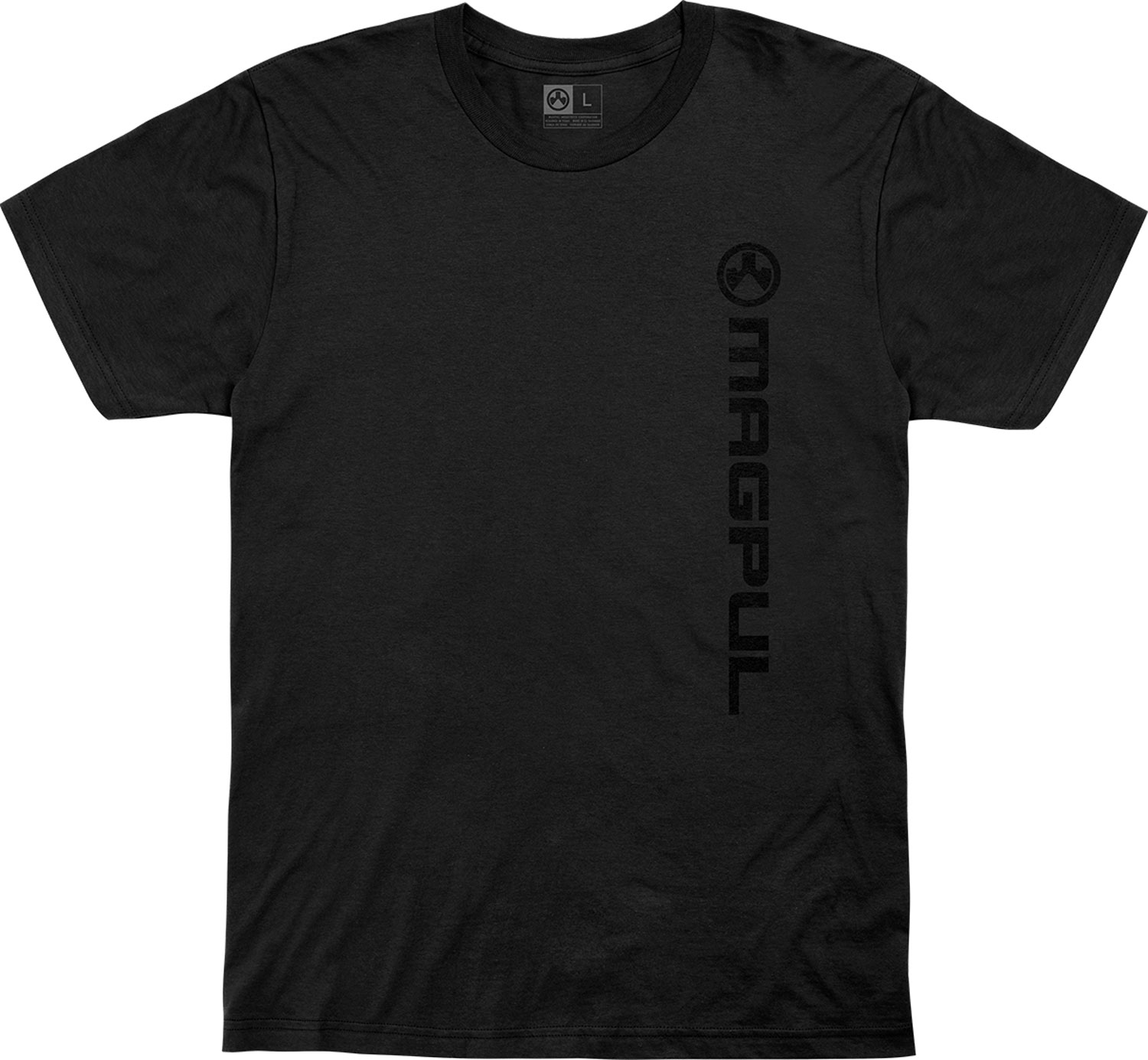 Magpul MAG1113-001-3XL Vert Logo Cotton T-Shirt Black, 3XL