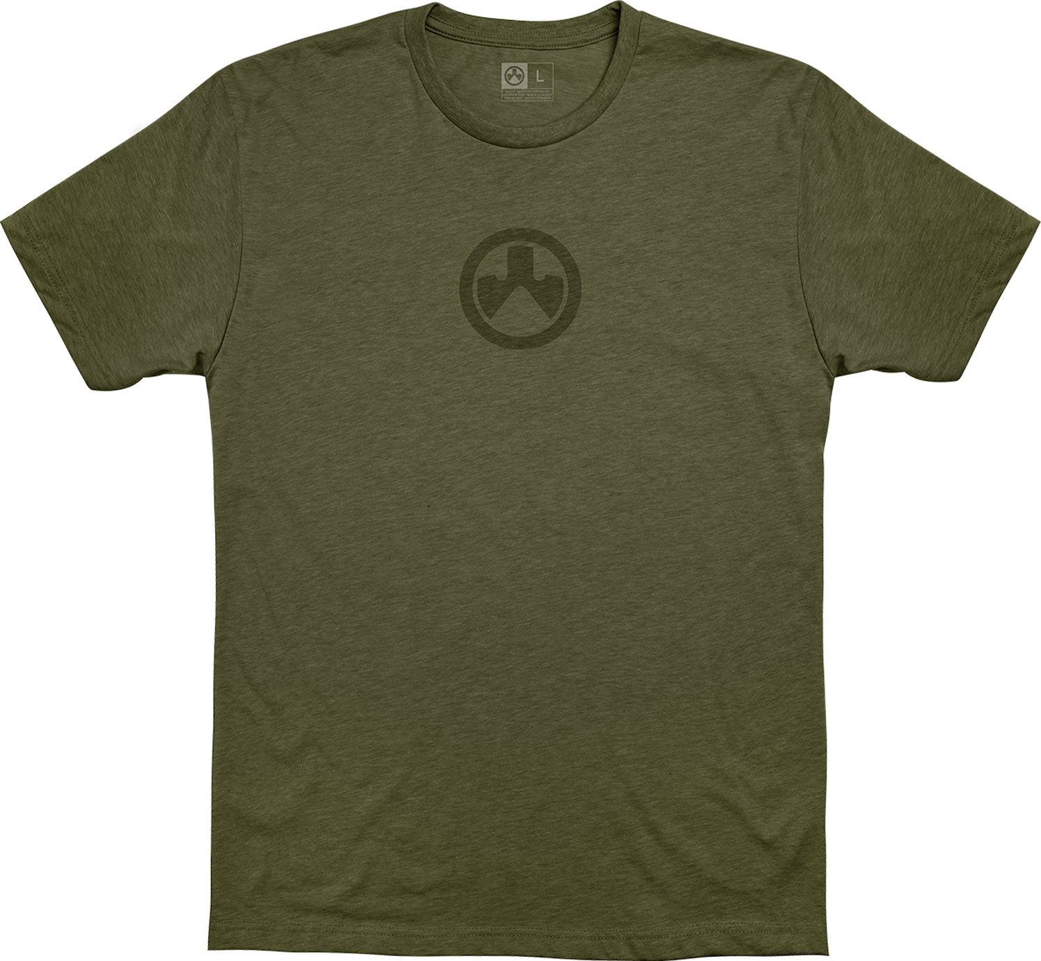 Magpul MAG1115-317-L Icon Mens T-Shirt OD Green Short Sleeve Large