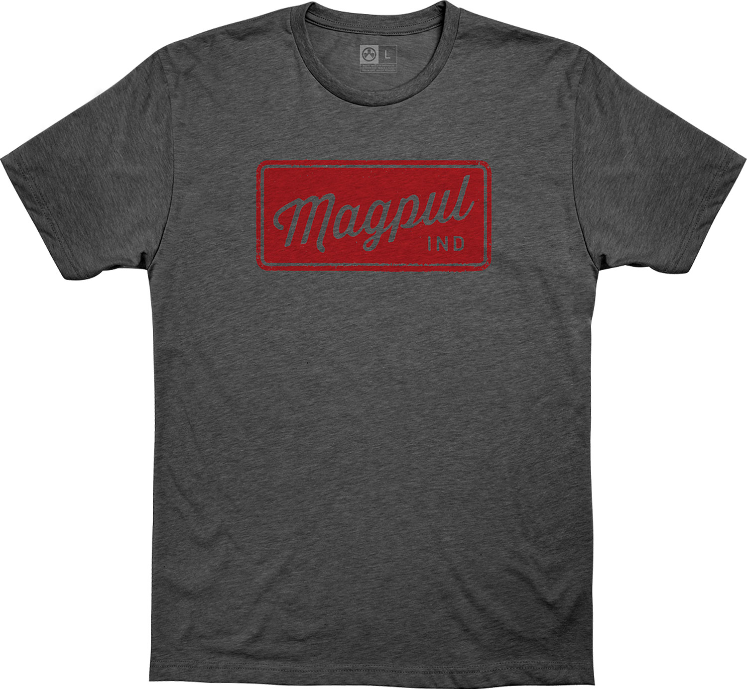 Magpul MAG1116-011-M Rover Block T-Shirts Charcoal Gray Medium Short Sleeve