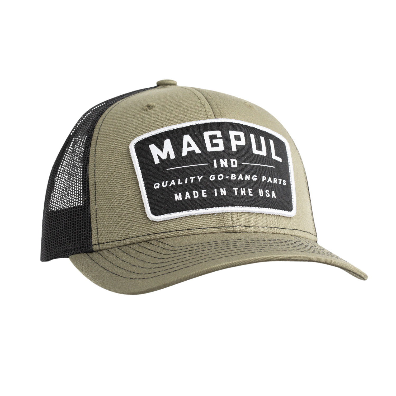 Magpul MAG1102-344 Go Bang Trucker Hat Olive Black