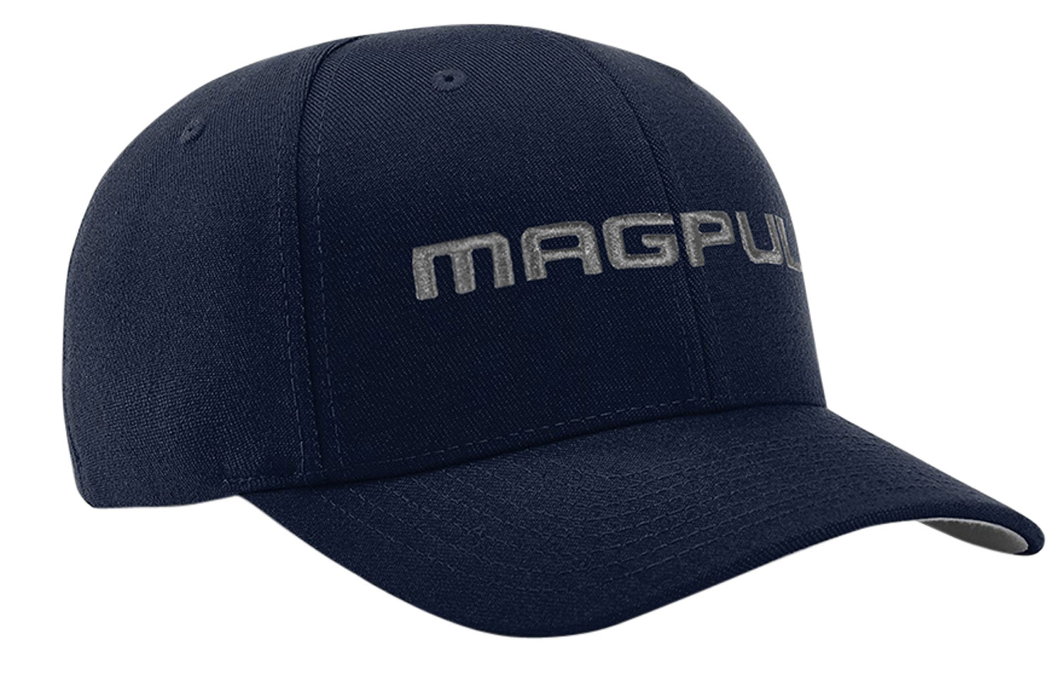 Magpul MAG1103-410 Wordmark Stretch Fit Navy Adjustable Snapback S/M Fitted