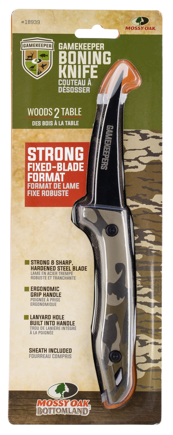 Gamekeeper Boning Knife  <br>  Mossy Oak Bottomland
