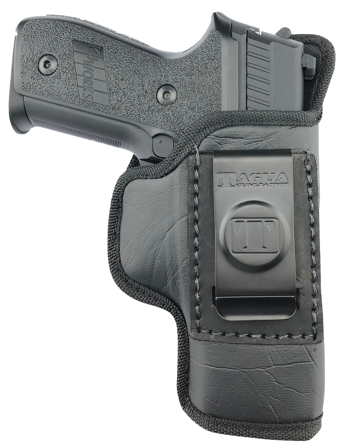 Tagua TWHS330 The Weightless 4-in-1 Black Nylon/Ecoleather IWB Most Double Stack Compacts Right Hand