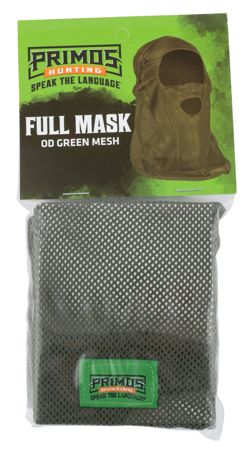 Primos PS6663 Mesh  OD Green Mesh Full Face Mask OSFA