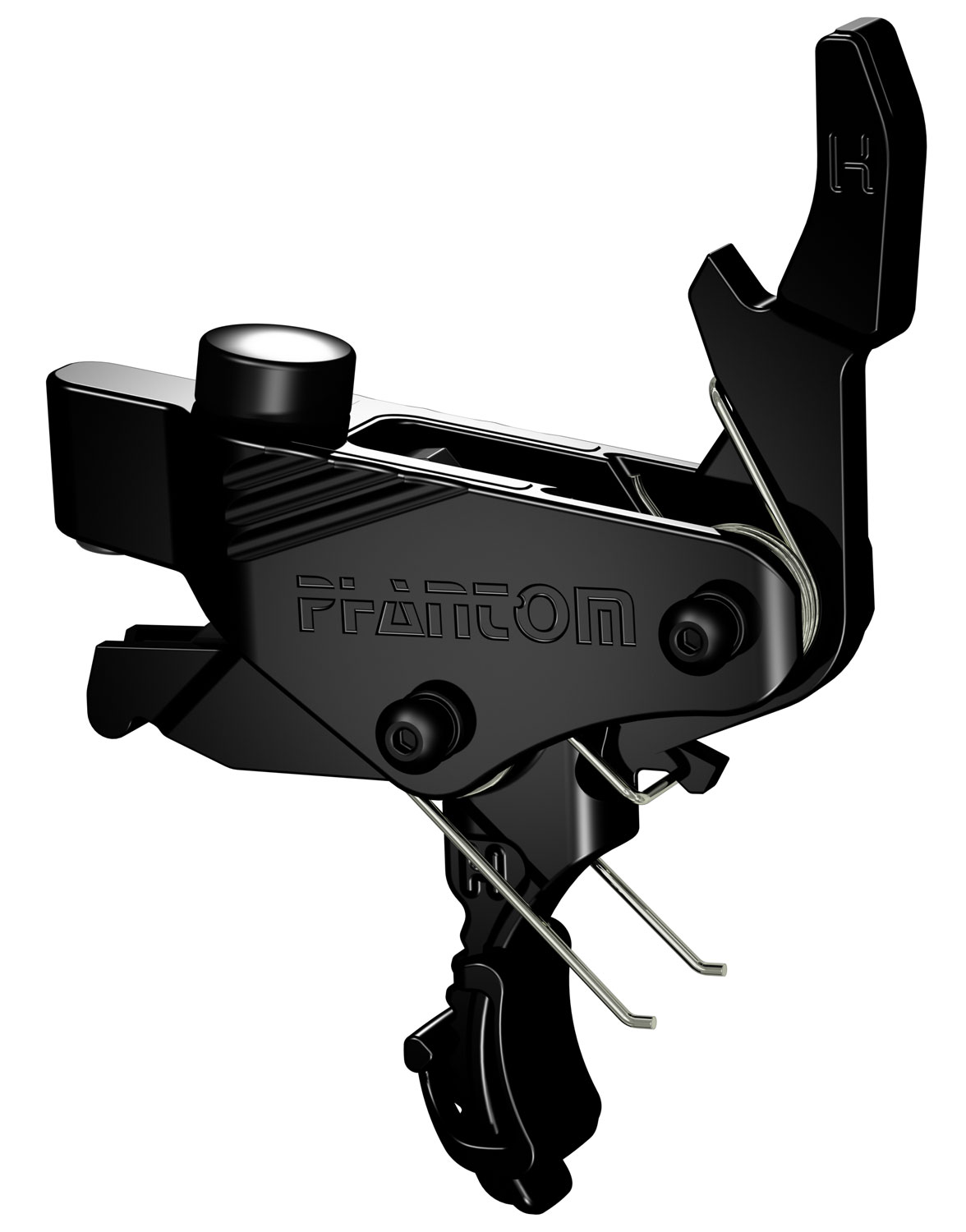 Hiperfire PDIBLK PDI  Single-Stage Curved Trigger with 2 lbs Draw Weight & Black Nitride Finish for AR-Platform
