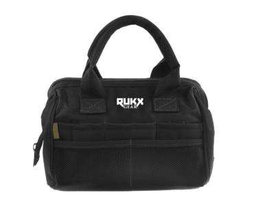 Rukx Gear ATICTTBB Tool Bag  Water Resistant Black 600D Polyester with Internal Organization Pockets, Reinforced Hard Brass & Non-Rust Zippers 9