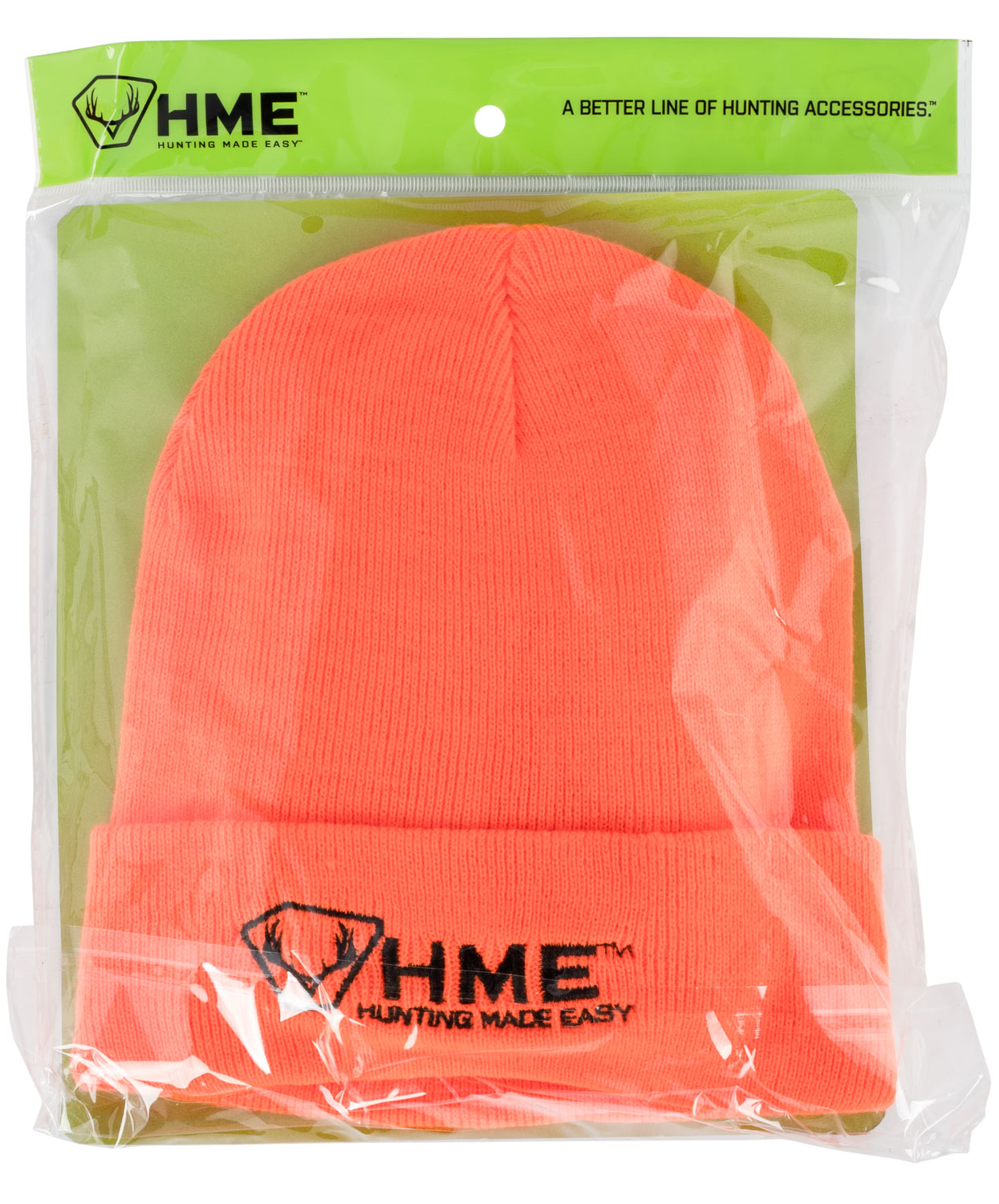 HME Orange Vest & Beanie Combo  <br>  One Size
