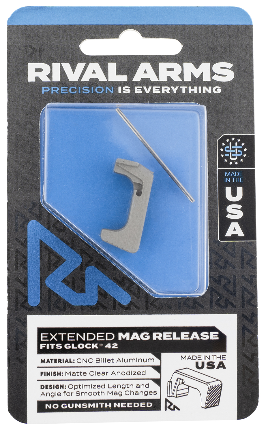 RIVAL ARMS MAG RELEASE EXT SIG 320 STEEL
