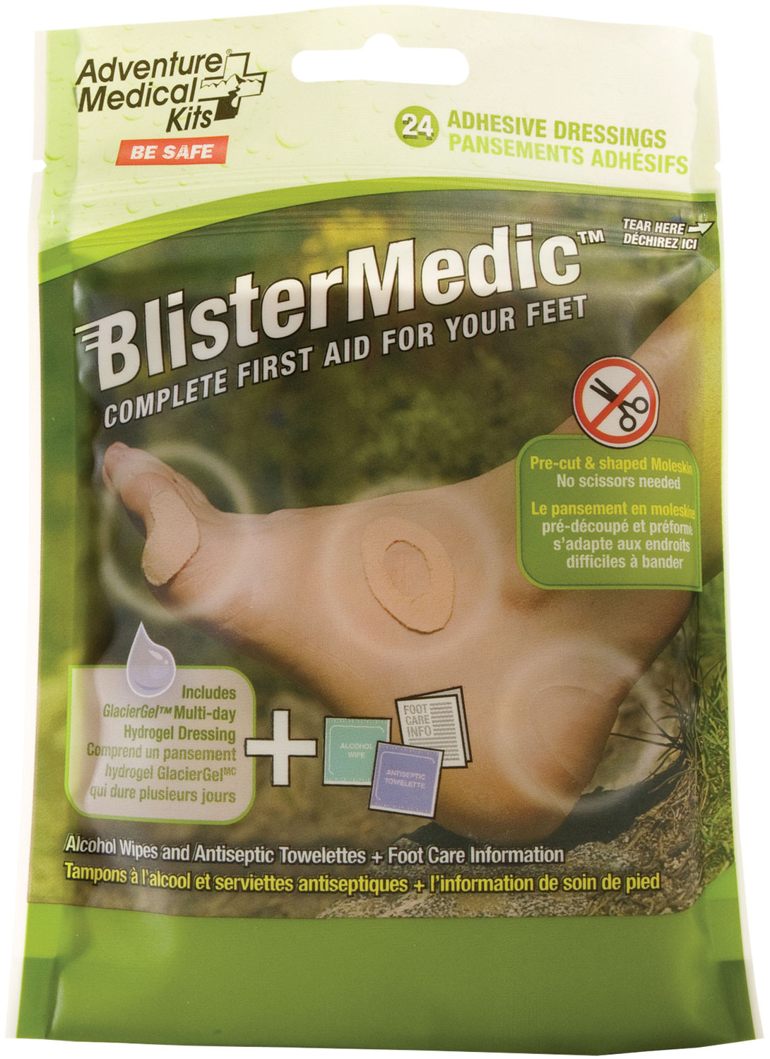 Adventure Medical Kits 01550667 Blister Medic Kit Blister Prevention Brown 24 Precut Shapes