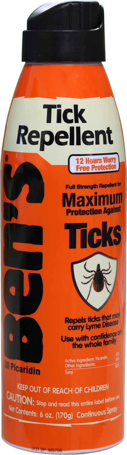 Bens 00067300 Tick Repellent Eco-Spray Odorless Scent 6 oz Aerosol Repels Ticks Effective Up to 12 hrs