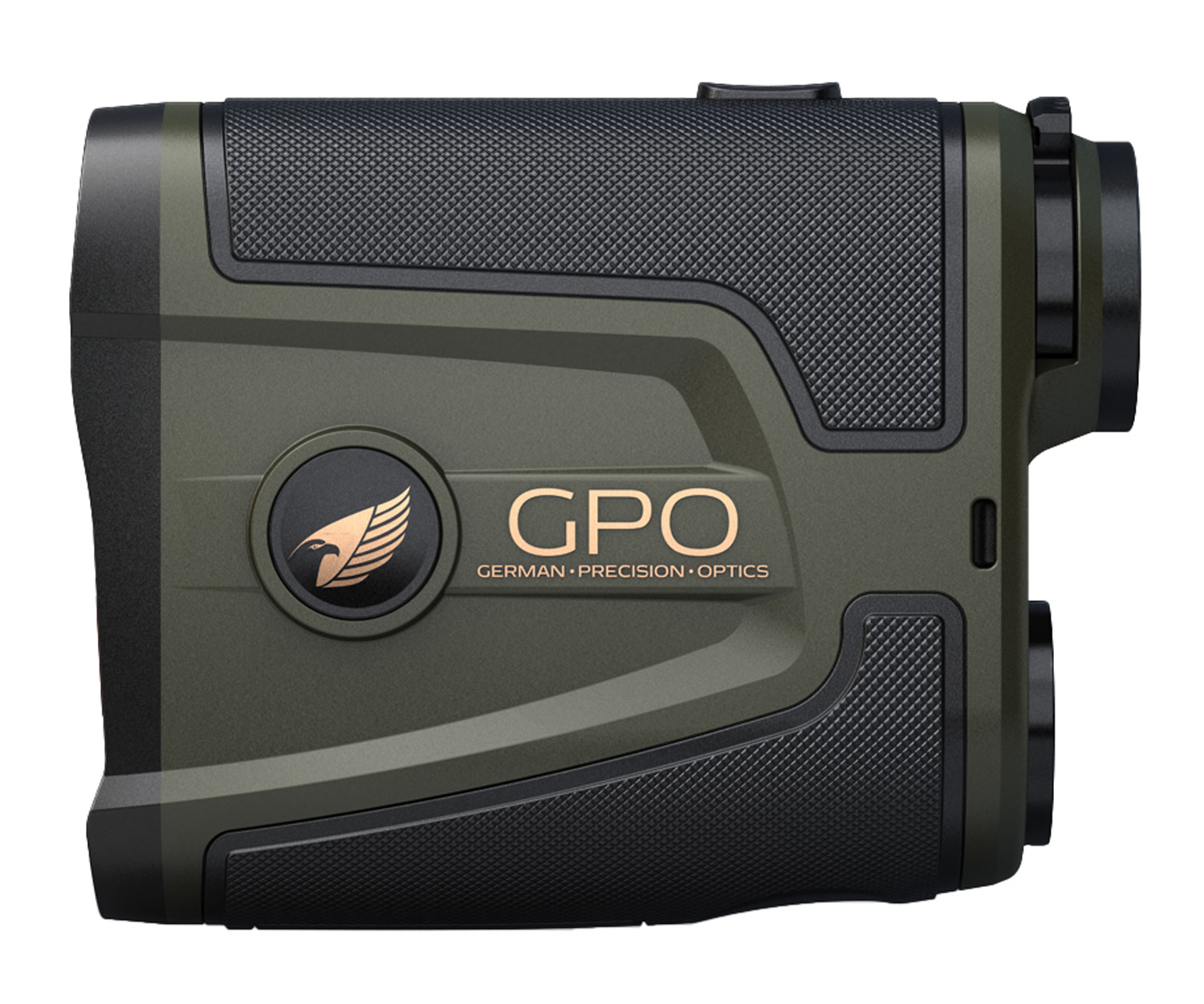 GPO Rangetracker Rangefinder  <br>  Green 1800 yd. w/ Angle Compensation