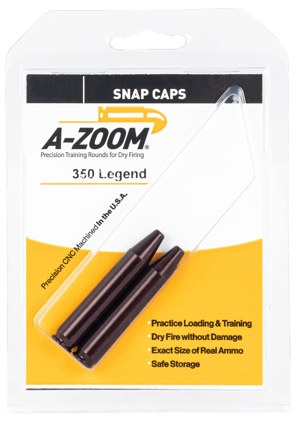 A-ZOOM METAL SNAP CAP .350 LEGEND 2-PACK