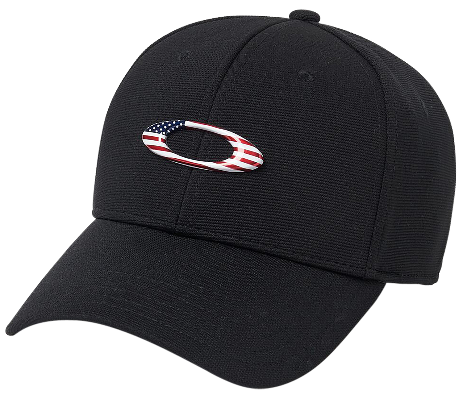 OAK TINCAN CAP BLK/AMERICAN FLAG L/X