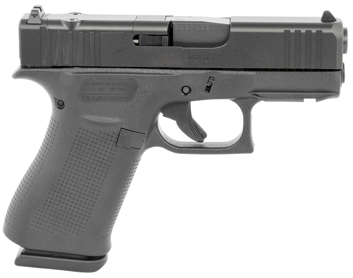 Glock PX4350201FRMOS G43X MOS Sub-Compact 9mm Luger 10+1 3.41