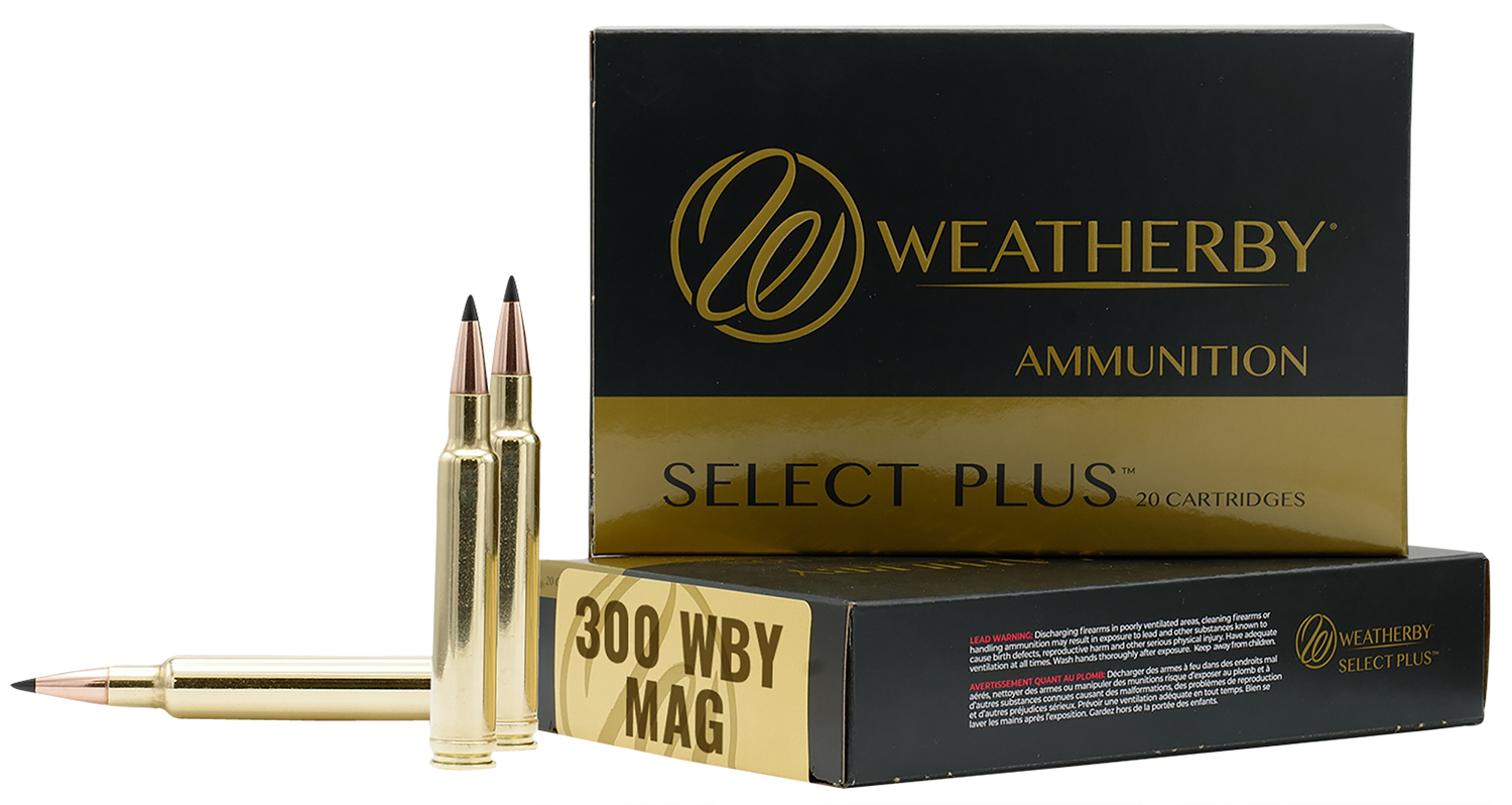 Weatherby N300200ACB Select Plus  300 Wthby Mag 200 gr AccuBond 20 Bx/ 10 Cs