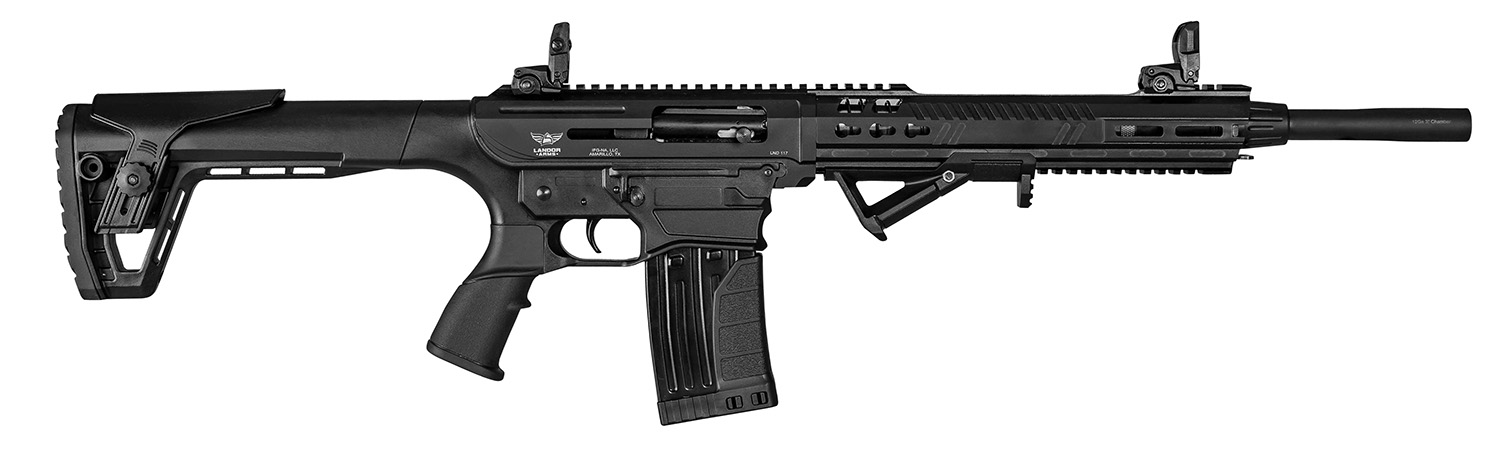 Landor Arms LDLND1171218 AR-Shotgun  12 Gauge Semi-Auto 5+1/2+1, 18.50