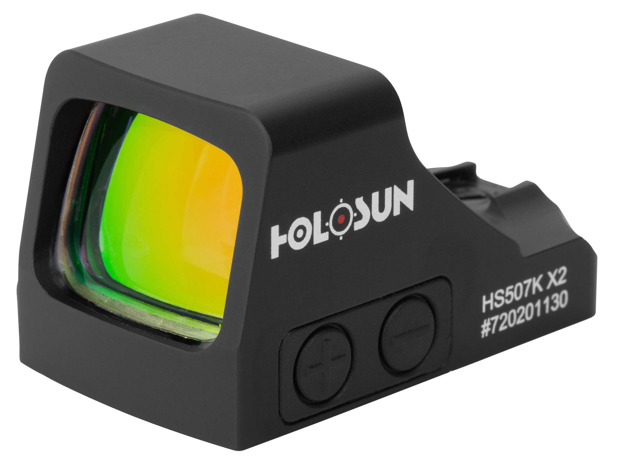 Holosun HS507KX2 HS507K X2 Black Anodized 1x 2/32 MOA Illuminated Red Circle w/Dot Reticle Includes Lens Cloth/Multi Tool