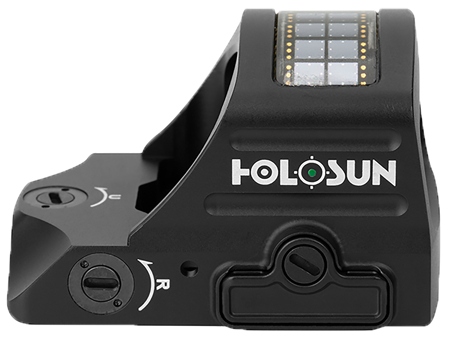 Holosun HE407CGRX2 HE407C-GR X2 HE407C HOLOSUN HE407C-GR-X2 REFLEX SGHT 2 MOA DOT 0.63 x 0.91- Black Anodized 1x 2 MOA Green Dot Reticle Includes Battery/Lens Cloth/T10 L Key