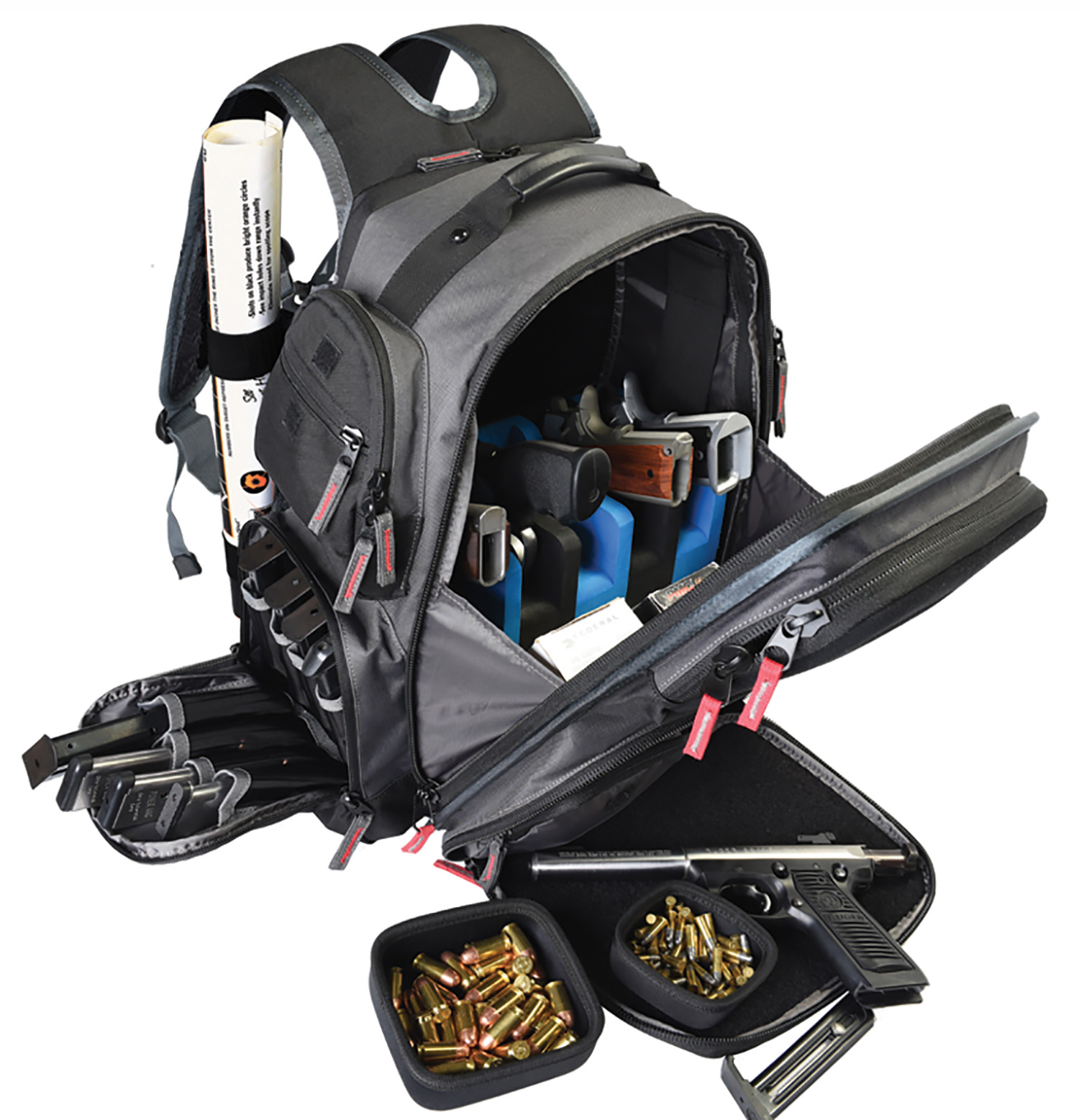 GPS EXECUTIVE HANDGUNNER BACKPACK GRAY!