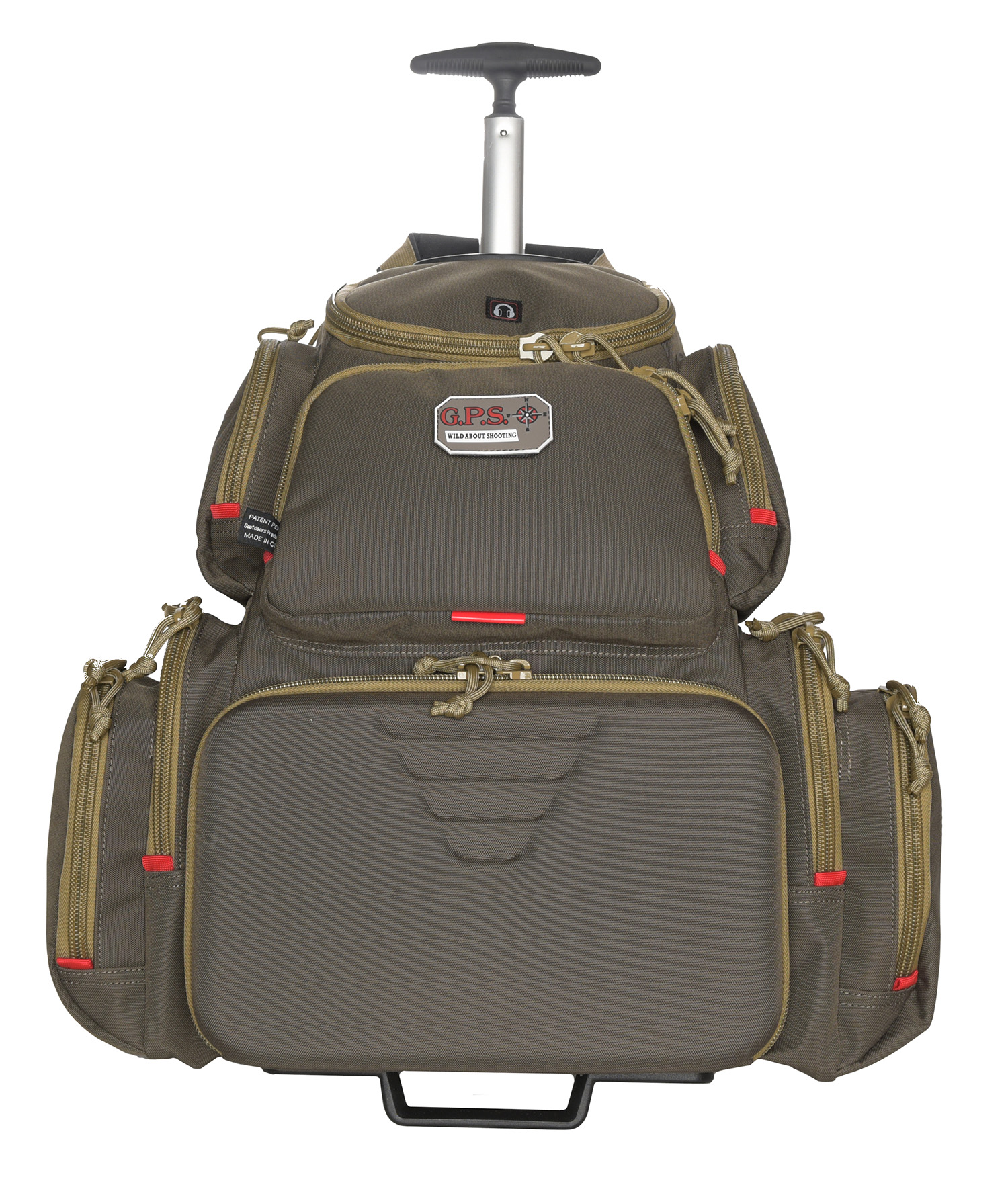 GPS ROLLING HANDGUNNER RANGE BACKPACK RIFLE GREEN/KHAKI!