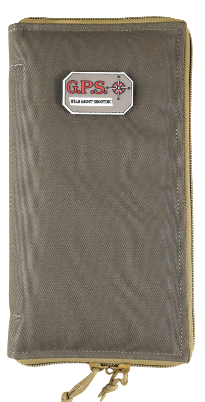 GPS PISTOL SLEEVE MED LOCKABLE ZIPPER RIFLE GREEN/KHAKI NYLON