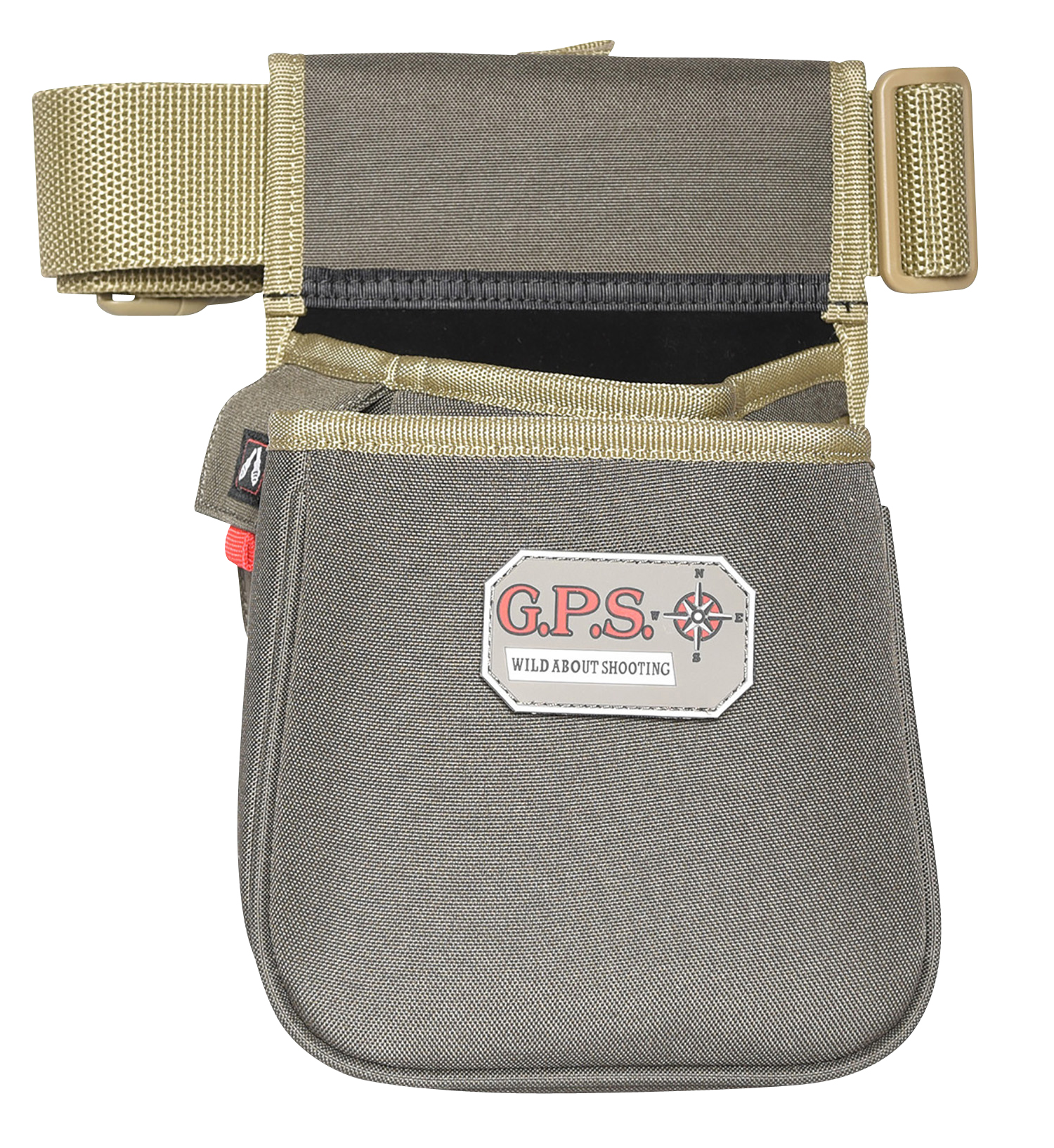 GPS Sporting Clay Contoured Double Shotshell Pouch