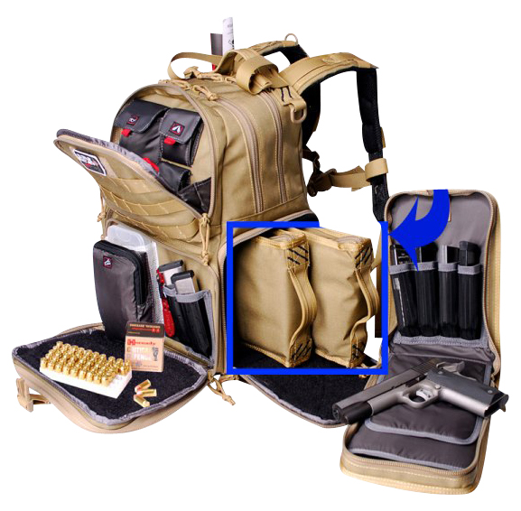 GPS TACTICAL RANGE BACKPACK W/WAIST STRAP RIFLE GRN/KHAKI