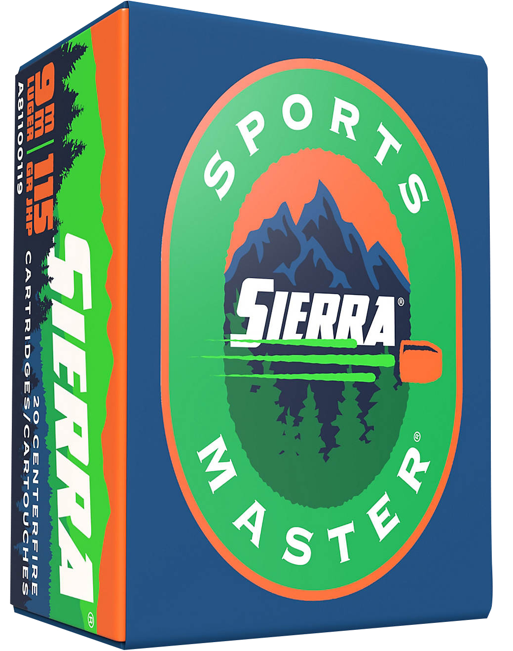 SIERRA OTDMST 9MM 124GR JHP 20/200