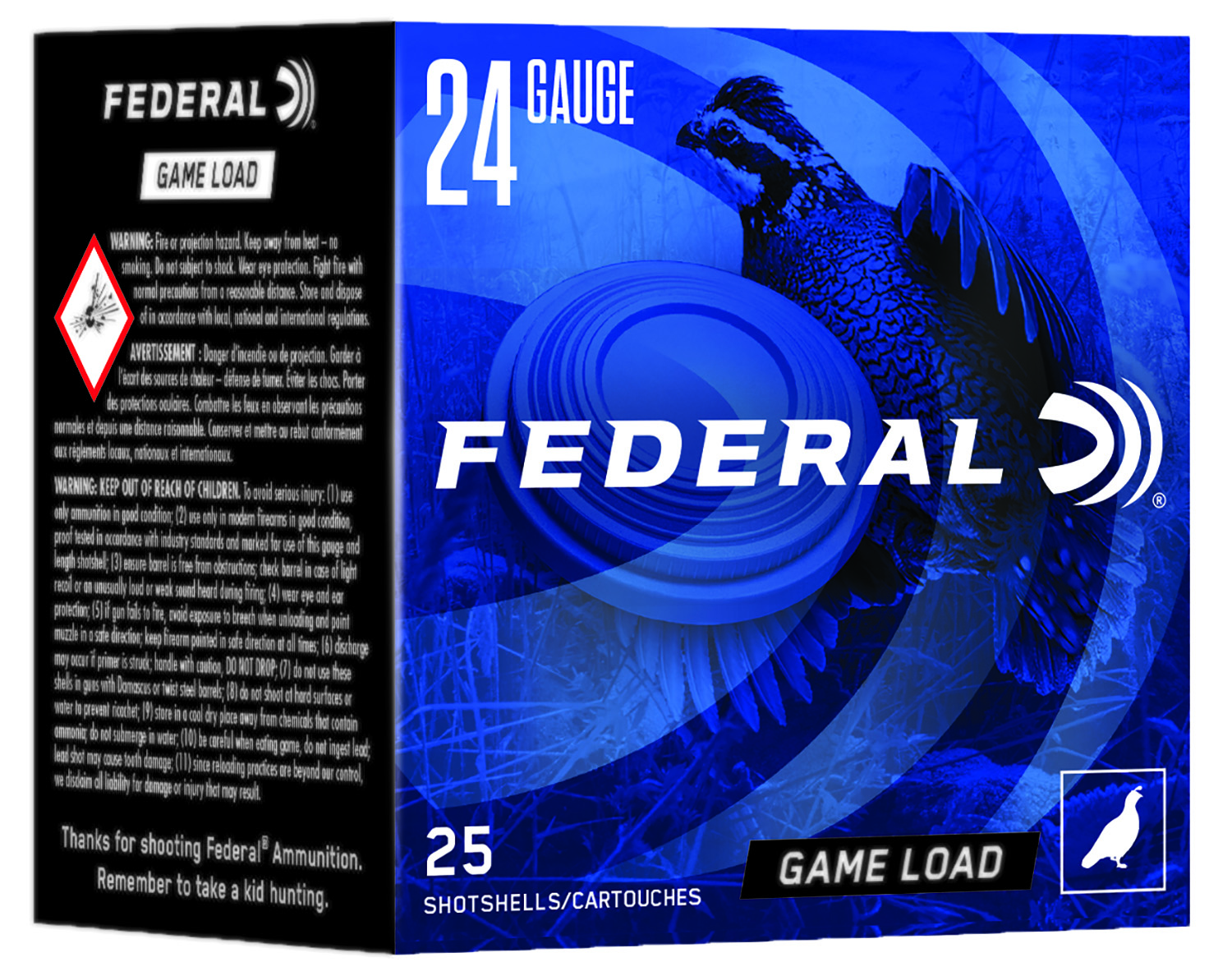 Federal N1248 Game-Shok  24 Gauge 2.50