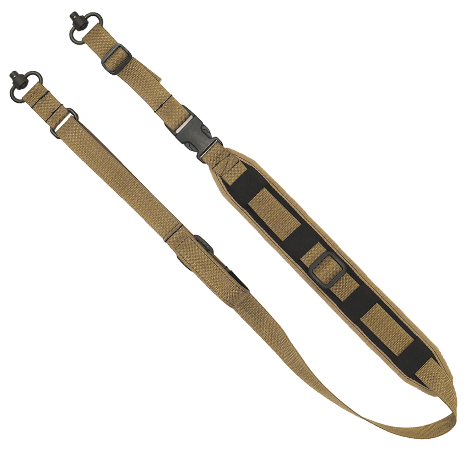 GROVTEC QS 2 POINT SENTINEL SLING W/ PB SWIVELS COYOTE BRN