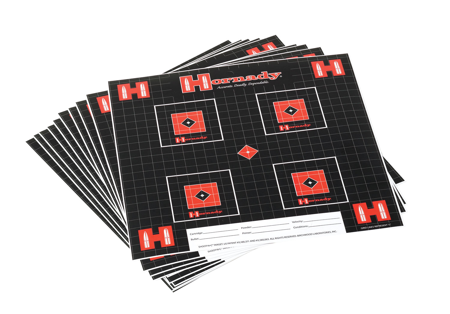 Hornady 9963 Lock-N-Load  Paper Target 10 Per Pack