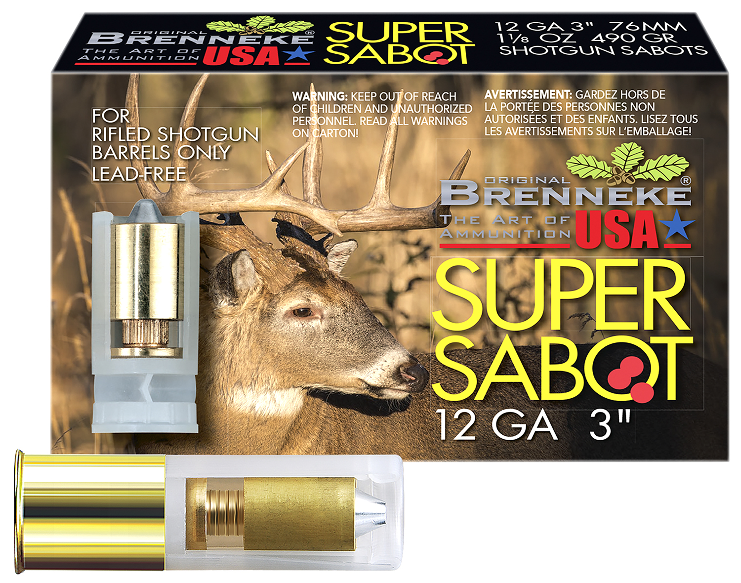 BRENNEKE USA 12GA 3