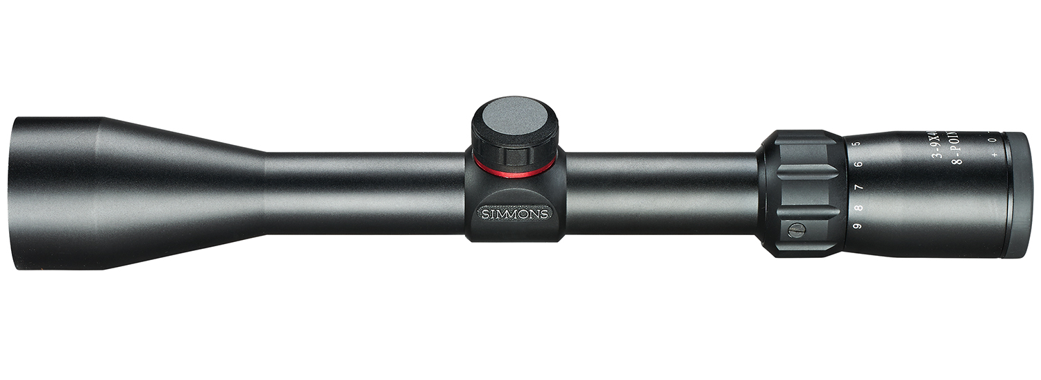 SIMMONS SCOPE 8-POINT 6-18X50 TRUPLEX W/HIGH RINGS BLACK